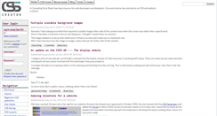 Desktop Screenshot of csscreator.com